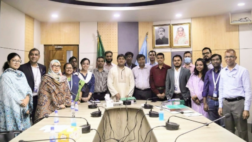 সভায় উপস্থিত ইউজিসি ও ব্যাক ইউনিভার্সিটির কর্মকর্তাবৃন্দ