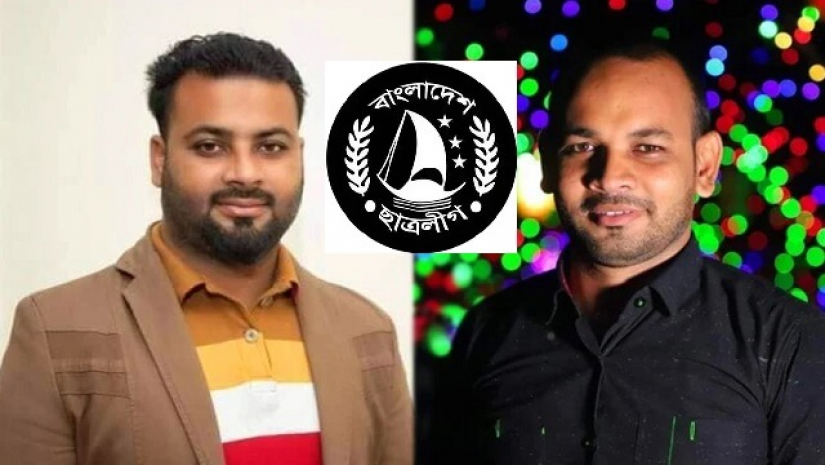 দেওয়ানগঞ্জ উপজেলা ছাত্রলীগের সভাপতি রাকিবুল হাসান রুবেল ও সাধারণ সম্পাদক মো. সোহেল রানাকে সাময়িক বহিষ্কার করেছে সংগঠনটি