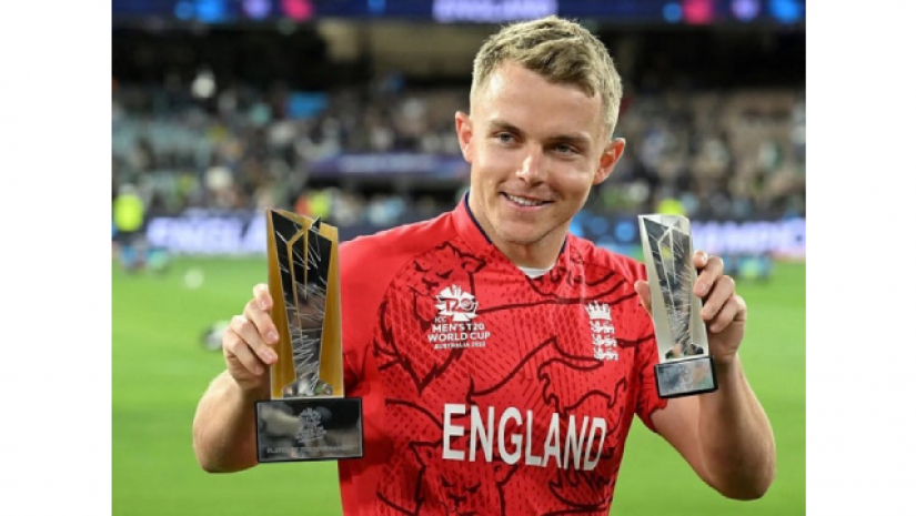 ম্যাচসেরা ও সিরিজসেরা স্যাম কুরান