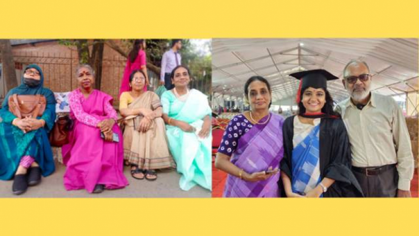 ক্যাম্পাস লাইফ মিস করায় বান্ধবীদের নিয়ে মেয়ের সমাবর্তনে এসেছি
