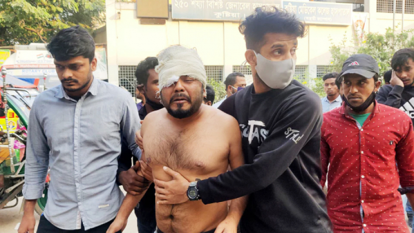 মারধরের ঘটনায় বিচার দাবি করেছেন ভুক্তভোগী শেখ হাফিজ চ্যালেঞ্জ