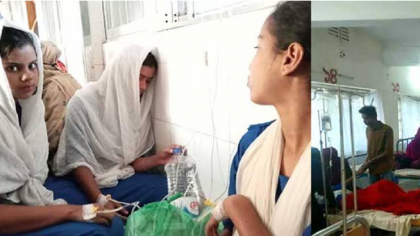 রোদে দাঁড়িয়ে বক্তব্য শুনে অসুস্থ ১৭ শিক্ষার্থী