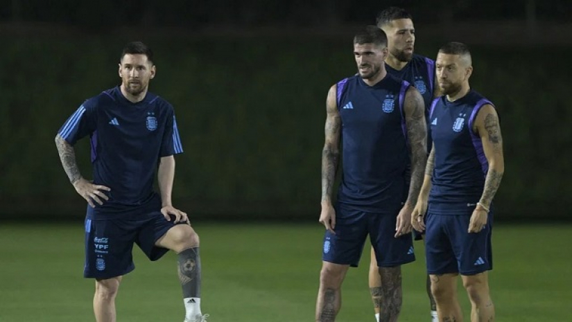 আর্জেন্টিনা দলের অনুশীলন
