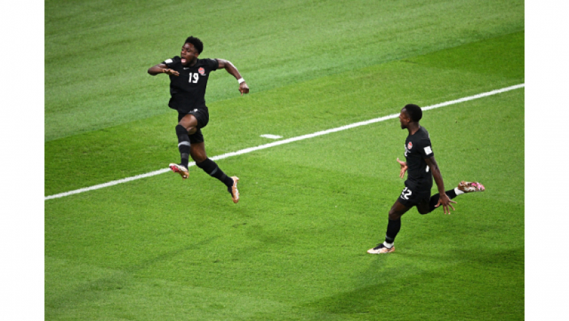 গোল উদযাপন কানাডার