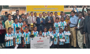 বাংলাদেশকে বিশ্বকাপের আসরে নিয়ে যাবে ক্ষুদে ফুটবলাররাই: প্রাথমিক সচিব