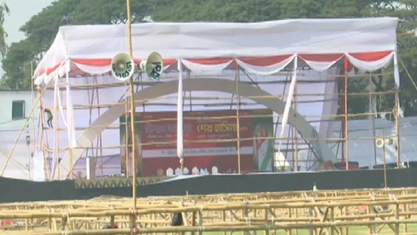 চট্টগ্রামে প্রধানমন্ত্রীর সমাবেশ ঘিরে চলছে প্রস্তুতি