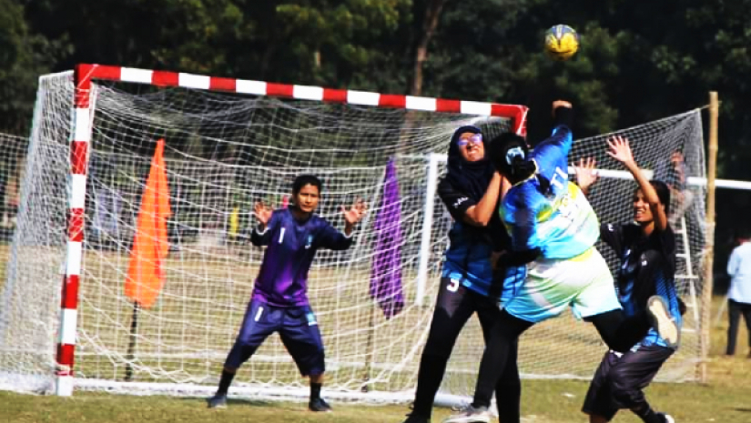 ইসলামী বিশ্ববিদ্যালয়ের হ্যান্ডবলে সর্বোচ্চ গোল নারীদের