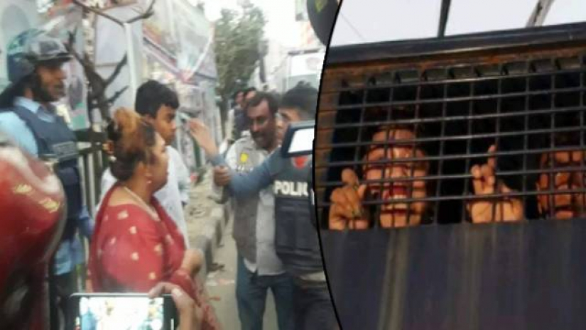 পুলিশ ওই নারীর অনুরোধ শোনেননি