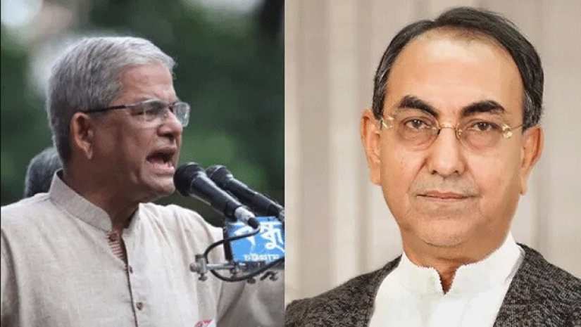 বিএনপি মহাসচিব মির্জা ফখরুল ইসলাম আলমগীর ও স্থায়ী কমিটির সদস্য মির্জা আব্বাস