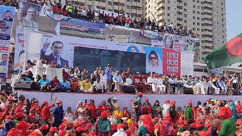 গোলাপবাগ মাঠে বিএনপির গণসমাবেশ