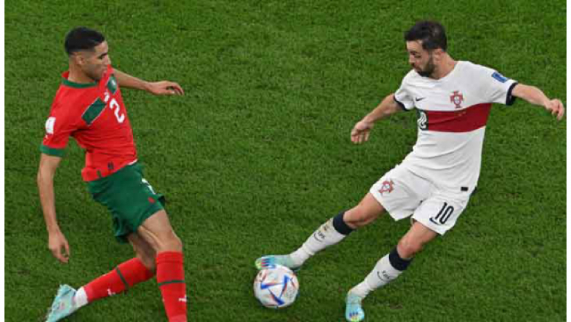 মরক্কো ১-০ গোলে এগিয়ে 