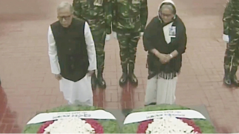 শহীদ বুদ্ধিজীবীদের প্রতি রাষ্ট্রপতি ও প্রধানমন্ত্রীর শ্রদ্ধা