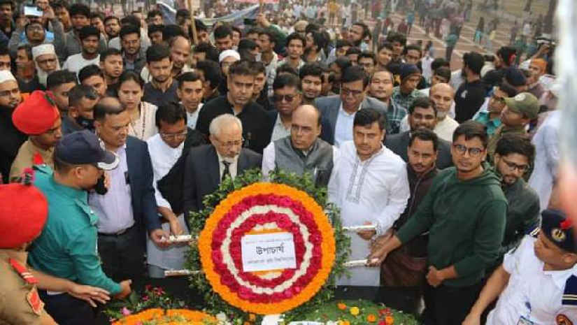 শেকৃবিতে যথাযথ মর্যাদায় শহীদ বুদ্ধিজীবী দিবস উদযাপন 