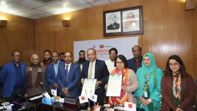 রাবির সাথে বাংলালিংকের সমঝোতা স্মারক স্বাক্ষর