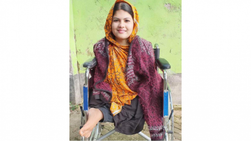 এক পায়ে লেখা সেই তামান্না ভর্তি হলেন যবিপ্রবির ইংরেজি বিভাগে