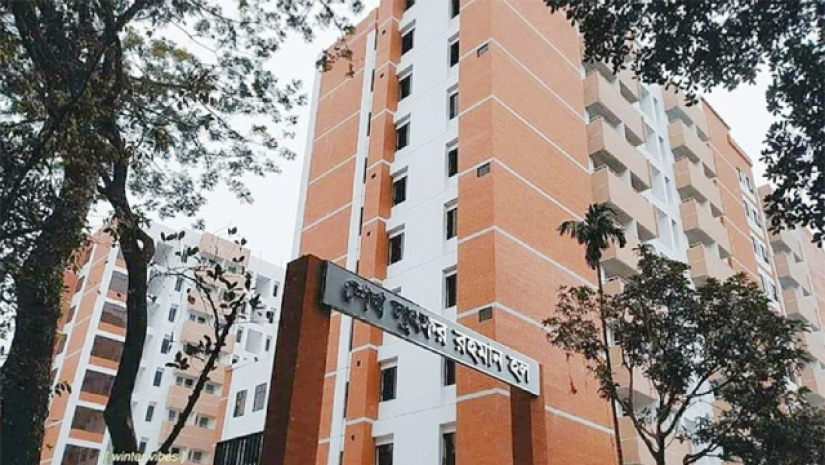 নবনির্মিত শেকৃবির শেখ লুৎফর রহমান হল