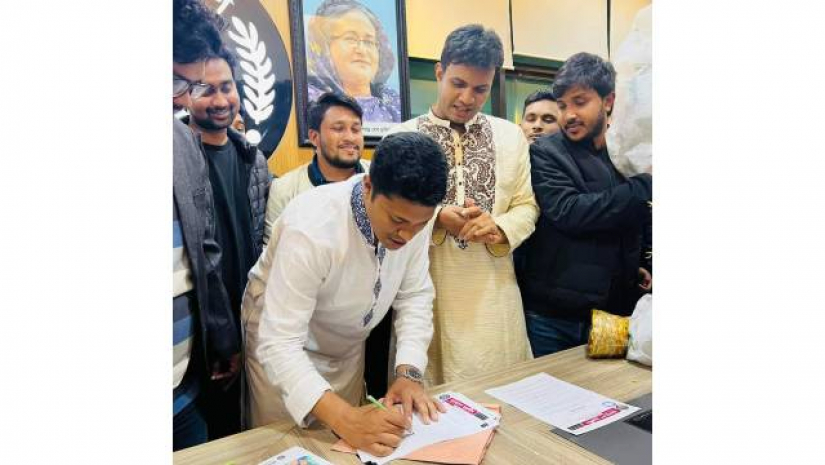 ছাত্রলীগের দলীয় কার্যালয় ২৩ বঙ্গবন্ধু এভিনিউয়ে আনুষ্ঠানিকভাবে প্রেস রিলিজের যাত্রা শুরু সাদ্দাম-ইনান কমিটির