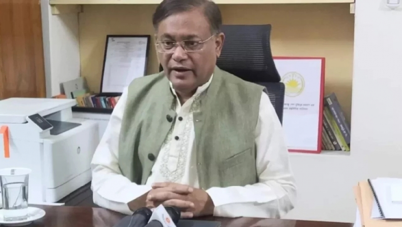 তথ্য ও সম্প্রচারমন্ত্রী হাছান মাহমুদ