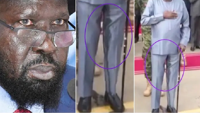 জাতীয় সংগীতের সময় প্রেসিডেন্টের মূত্রত্যাগ