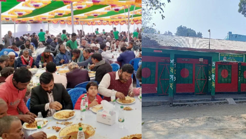 কুড়িগ্রামে স্কুল ছুটি দিয়ে প্রতিমন্ত্রীর ছেলের বউভাতে অংশ নেন শিক্ষকেরা