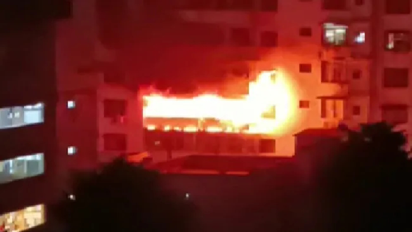 ভারতে বহুতল ভবনে অগ্নিকান্ড নিহত ১৪