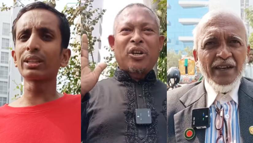 রাষ্ট্রপতি পদে মনোনয়নপ্রার্থী খাইরুল ইসলাম দেওয়ান, কবি জগদ্বীশ বড়ূয়া পার্থ ও আব্দুর রাজ্জাক