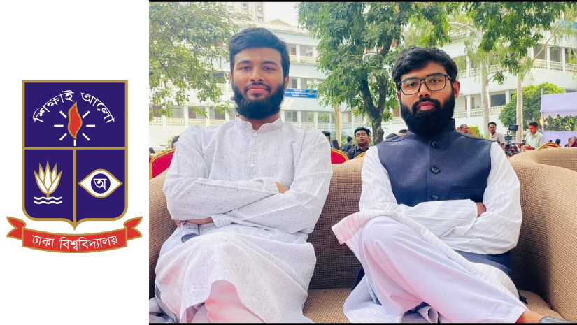 শাখাওয়াত জাকারিয়া (ডানে) ও রাফিদ হাসান সাফওয়ান (বায়ে)