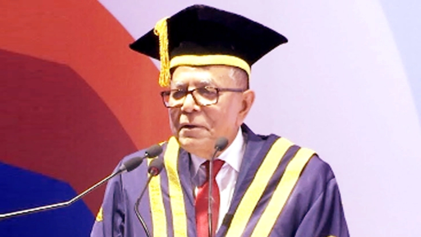 রাষ্ট্রপতি এবং বিশ্ববিদ্যালয়ের আচার্য মো. আবদুল হামিদ