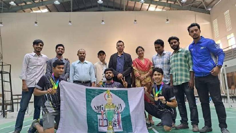 আন্তঃবিশ্ববিদ্যালয় ব্যাডমিন্টন ফাইনালে চ্যাম্পিয়ন ইবি