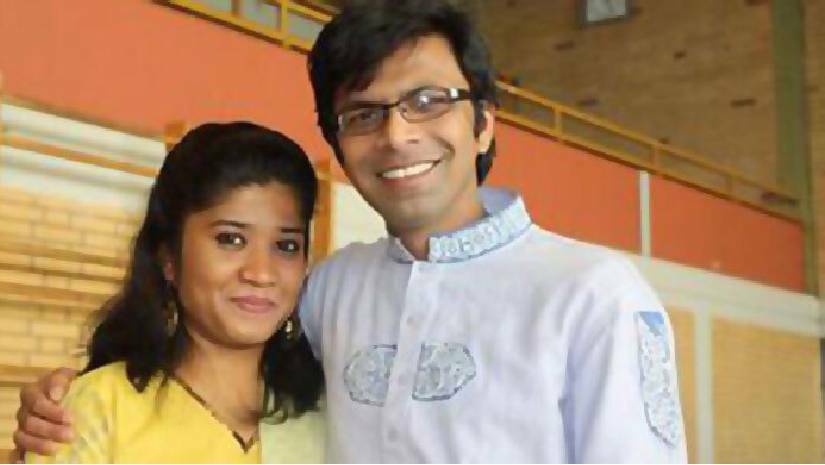সাংবাদিক দম্পতি সাগর সারোয়ার ও মেহেরুন নাহার রুনি।