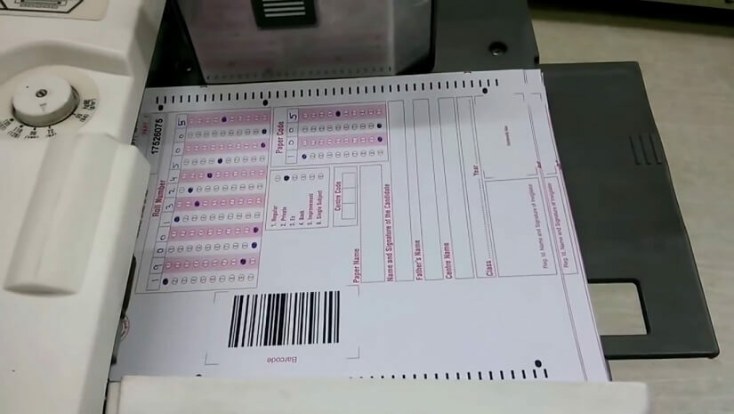 চাকরির পরীক্ষার ওএমআর শিট