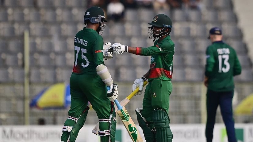 ওয়ানডেতে রেকর্ড রান সংগ্রহ বাংলাদেশের