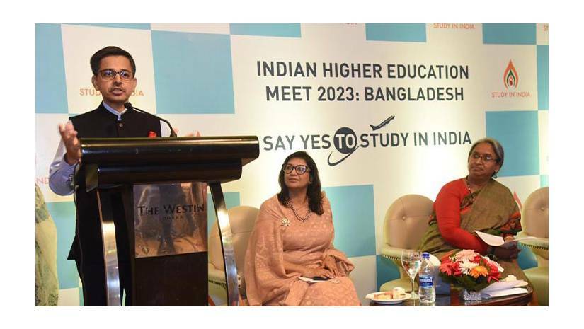 ঢাকায় ইন্ডিয়ান হায়ার এডুকেশন মিট- ২০২৩ উদ্বোধন 