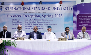 নবীনদের বরণ করে নিল ইন্টারন্যাশনাল স্ট্যান্ডার্ড ইউনিভার্সিটি