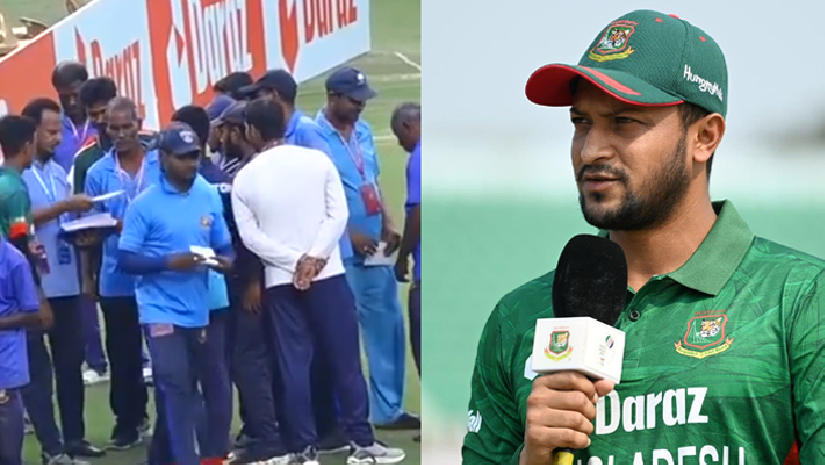 চট্টগ্রামের ২৬ মাঠকর্মীকে টাকা উপহার সাকিবের