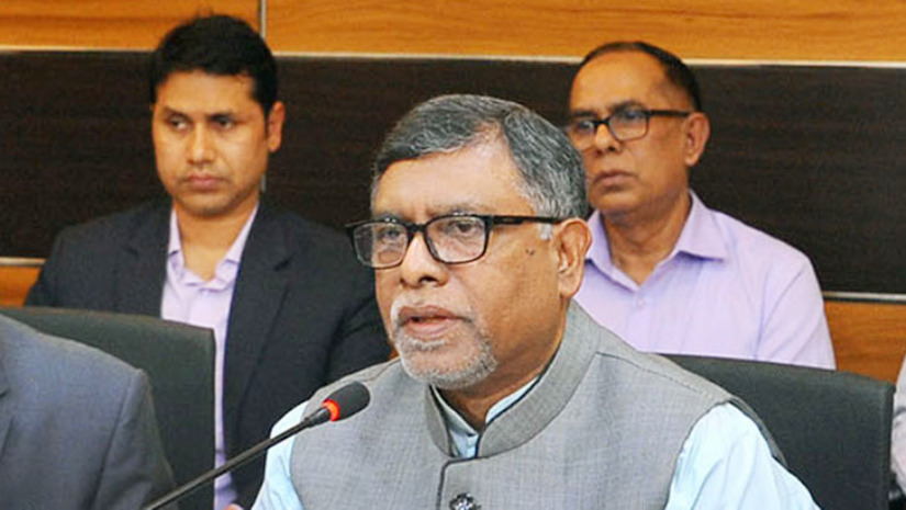 স্বাস্থ্যামন্ত্রী জাহিদ মালেক