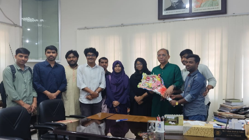 রাবি প্রশাসনের সাথে স্টুডেন্ট রাইটস অ্যাসোসিয়েশনের সৌজন্য সাক্ষাৎ