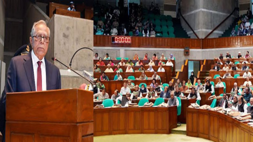 রাষ্ট্রপতি হিসেবে জাতীয় সংসদে শেষ ভাষণে দেন রাষ্ট্রপ্রধান মো. আবদুল হামিদ।