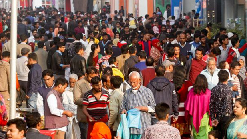 দেশের মোট জনসংখ্যা ১৬ কোটি ৯৮ লাখ