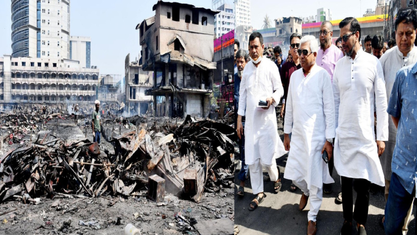 বঙ্গবাজারে অগ্নিকাণ্ডে ক্ষতিগ্রস্ত ব্যবসায়ীদের পুনর্বাসনে ১ কোটি টাকা দেবে এফবিসিসিআই।