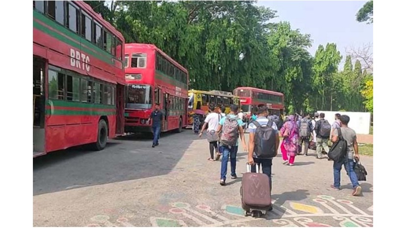 ঈদ মানে আনন্দ, ঈদ মানে নাড়ির টানে বাড়ি ফেরা