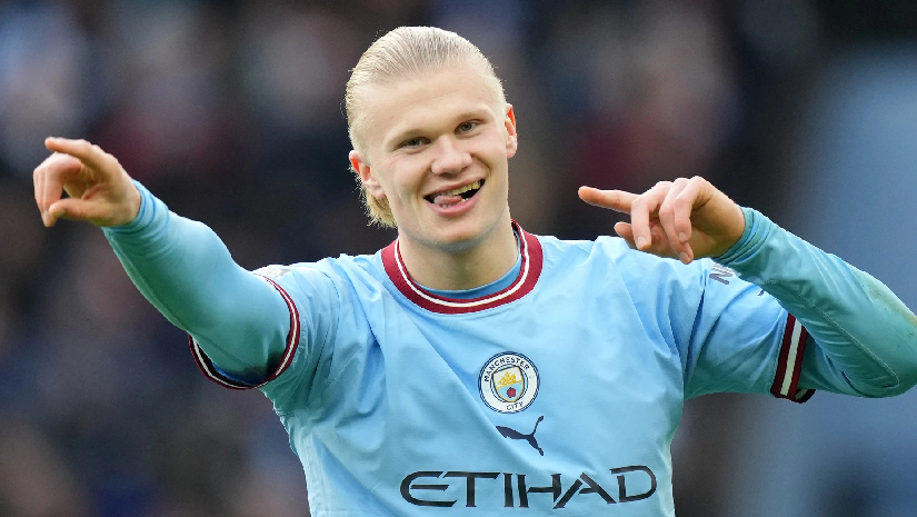 এক মৌসুমে সালাহর সর্বোচ্চ গোলের রেকর্ড ভাঙলেন হাল্যান্ড