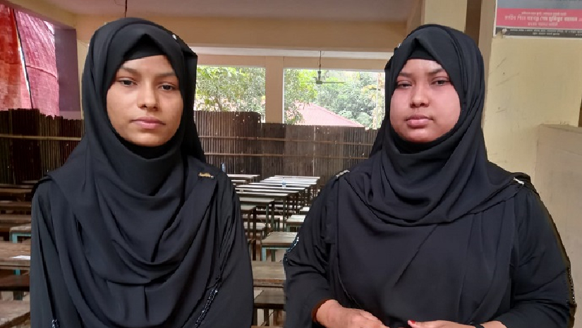 দুই বোন সাদিয়া ফেরদৌস ও শারমিন ইয়াসমিন সাদেকা