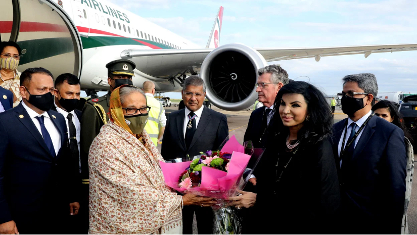 লন্ডনে পৌঁছেছেন প্রধানমন্ত্রী