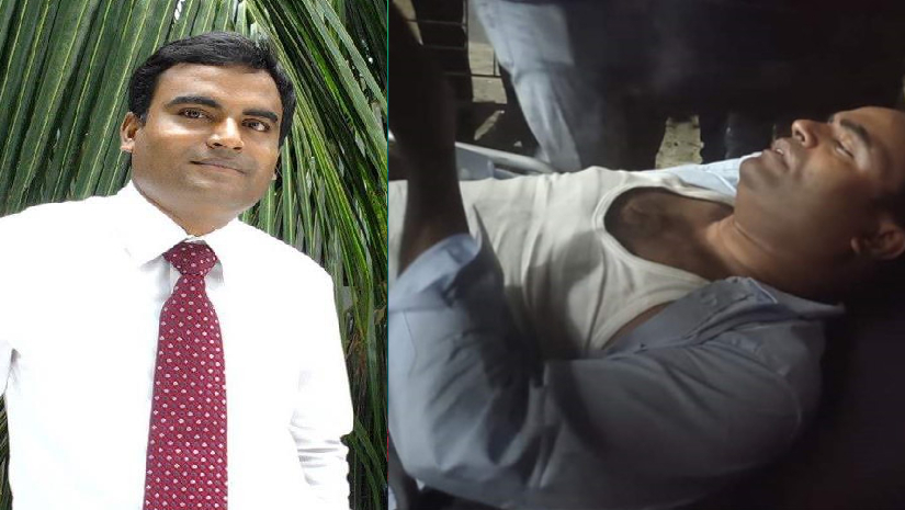 আহত অধ্যাপক নজরুল ইসলাম