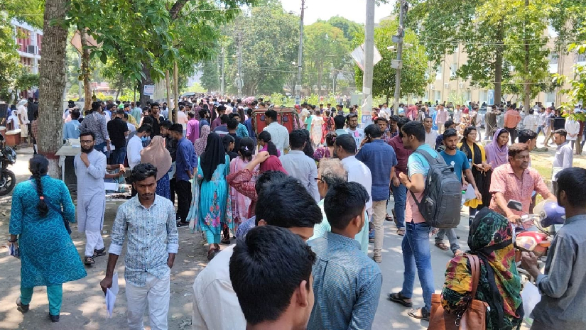 ঢাবির কলা ইউনিটের পরীক্ষায় রাবি কেন্দ্রে অনুপস্থিত ৫৬৯ ভর্তিচ্ছু