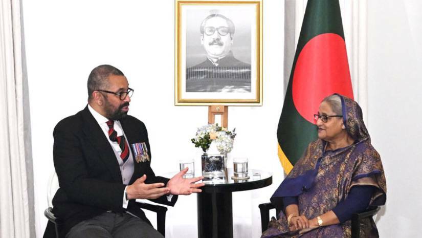 শেখ হাসিনার সঙ্গে যুক্তরাজ্যের পররাষ্ট্রমন্ত্রী জেমস ক্লেভারলির সাক্ষাৎকাল