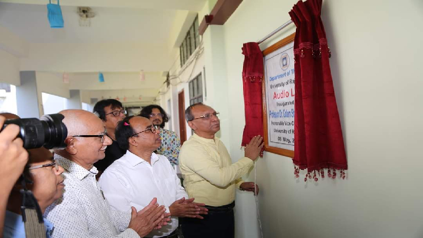 রাবি নাট্যকলা বিভাগের অডিও ল্যাব উদ্বোধন