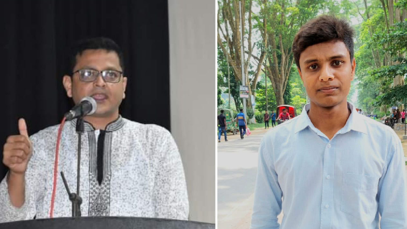 সভাপতি আজহারুল হক ও সাধারণ সম্পাদক অরুপ ঘোষ 