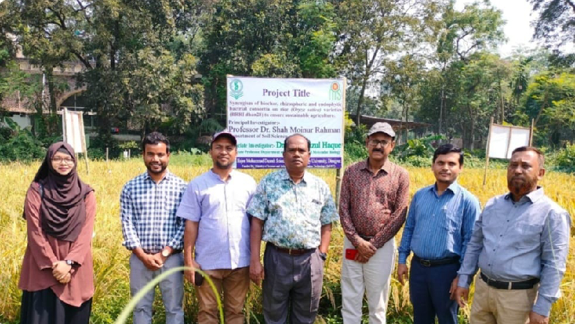প্রফেসর ড. আজিজুল হক ও তার গবেষক দল